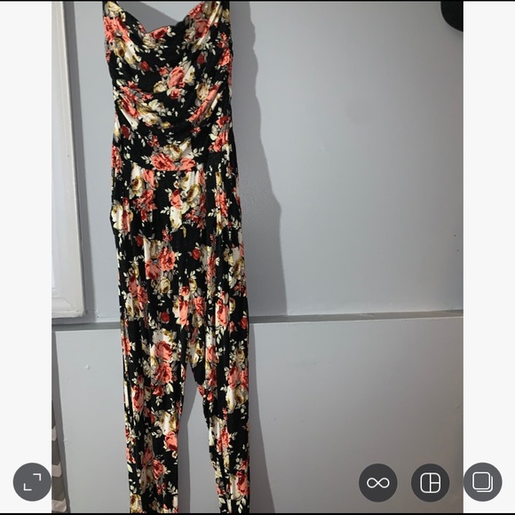 Floral Jumpsuit - Picture 1 of 2